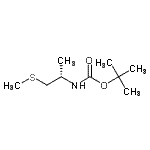 CAS#: 216236-33-8, 2-Methyl-2-Propanyl [(2S)-1-(Methylsulfanyl)-2-Propanyl]Carbamate