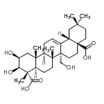 CAS#: 2163-40-8, (2beta,3beta)-2,3,27-Trihydroxyolean-12-Ene-23,28-Dioic Acid