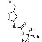CAS#: 216481-83-3, 2-Methyl-2-Propanyl [4-(Hydroxymethyl)-2-Cyclopenten-1-Yl]Carbamate