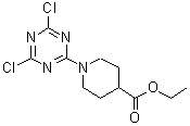 CAS#: 216502-45-3, Ethyl 1-(4,6-Dichloro-1,3,5-Triazin-2-Yl)-4-Piperidinecarboxylate