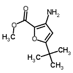 CAS#: 216574-57-1, Methyl 3-Amino-5-(2-Methyl-2-Propanyl)-2-Furoate