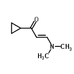 CAS 登录号：21666-68-2， (2E)-1-环丙基-3-(二甲基氨基)-2-丙烯-1-酮