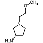 CAS#: 216667-74-2, (3S)-1-(2-Methoxyethyl)-3-Pyrrolidinamine