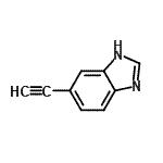 CAS#: 216970-36-4, 5-Ethynyl-1H-Benzimidazole