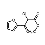 CAS 登录号：216979-16-7， 甲基2-氯-3-(2-呋喃基)-3-氧代丙酸酯
