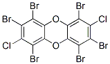 CAS#: 2170-44-7, 1,2,4,6,7,9-Hexabromo-3,8-Dichlorodibenzodioxin