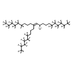 CAS#: 217805-02-2, [1,1,1,2,2,3,3,4,4,5,5,6,6,16,16,17,17,18,18,19,19,20,20,21,21,21-Hexacosafluoro-12-(4,4,5,5,6,6,7,7,8,8,9,9,9-Tridecafluorononyl)-11-Henicosen-10-Yl]-lambda<Sup>2</Sup>-Stannane