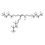 CAS#: 217805-03-3, [1,1,1,2,2,3,3,4,4,14,14,15,15,16,16,17,17,17-Octadecafluoro-10-(4,4,5,5,6,6,7,7,7-Nonafluoroheptyl)-9-Heptadecen-8-Yl]-lambda<Sup>2</Sup>-Stannane
