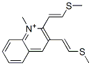 CAS#: 21804-67-1, 2-Bis(2-Methylthio)Vinyl-1-Methylquinolinium iodide