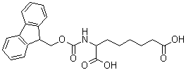 CAS 登录号：218457-76-2， 2-(9H-芴-9-基甲氧羰基氨基)辛烷二酸