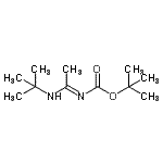 CAS#: 218618-92-9, 2-Methyl-2-Propanyl {(1E)-1-[(2-Methyl-2-Propanyl)Amino]Ethylidene}Carbamate