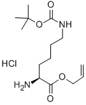 CAS#: 218938-64-8, N6-[(1,1-Dimethylethoxy)Carbonyl]-L-Lysine 2-Propen-1-Yl Ester Hydrochloride (1:1)