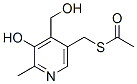 CAS#: 21907-94-8, 5-Acetylthiomethyl-3-Hydroxy-2-Methyl-4-Pyridinemethanol