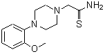 CAS#: 219125-59-4, 2-[4-(2-Methoxyphenyl)-1-Piperazinyl]Ethanethioamide