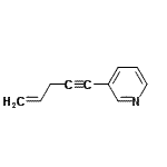 CAS#: 219480-94-1, 3-(4-Penten-1-Yn-1-Yl)Pyridine