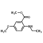 CAS#: 219527-52-3, Methyl 2-(Ethylamino)-5-Methoxybenzoate