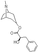 CAS#: 21956-47-8, (R)-(-)-3a-(2-Hydroxy-3-phenylpropionyloxy)-tropane
