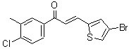 CAS#: 219619-24-6, (2E)-3-(4-Bromo-2-Thienyl)-1-(4-Chloro-3-Methylphenyl)-2-Propen-1-One
