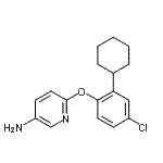 CAS#: 219866-01-0, 6-(4-Chloro-2-Cyclohexylphenoxy)-3-Pyridinamine