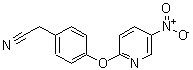 CAS#: 219928-36-6, {4-[(5-Nitro-2-Pyridinyl)Oxy]Phenyl}Acetonitrile