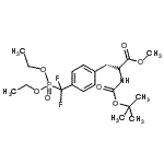 CAS#: 220115-72-0, Methyl 4-[(Diethoxyphosphoryl)(Difluoro)Methyl]-N-{[(2-Methyl-2-Propanyl)Oxy]Carbonyl}-L-Phenylalaninate
