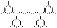 CAS 登录号：220185-38-6， 1,5-戊烷二基二[二(3,5-二甲基苯基)膦]