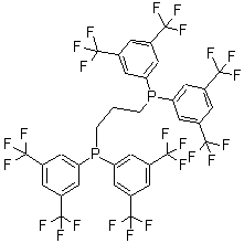 CAS#: 220185-40-0, 1,3-Propanediylbis{Bis[3,5-Bis(Trifluoromethyl)Phenyl]Phosphine}