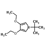 CAS 登录号：220280-01-3， 3,4-二乙氧基-1-(2-甲基-2-丙基)-1H-吡咯