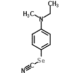 CAS 登录号：22037-06-5， 4-[乙基(甲基)氨基]苯基硒氰酸酯