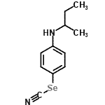 CAS 登录号：22037-11-2， 4-(仲-丁基氨基)苯基硒氰酸酯