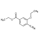 CAS 登录号：220380-12-1， 乙基4-氰基-3-乙氧基苯甲酸酯