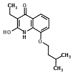 CAS 登录号：22048-18-6， 3-乙基-2-羟基-8-(3-甲基丁氧基)-4(1H)-喹啉酮