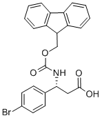 CAS 登录号:220498-04-4, (R)-N-芴甲氧羰基-3-氨基-3-(4-溴苯基)丙酸