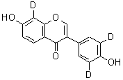CAS#: 220930-96-1, 7-Hydroxy-3-[4-Hydroxy(3,5-<Sup>2</Sup>H<Sub>2</Sub>)Phenyl](8-<Sup>2</Sup>H)-4H-Chromen-4-One