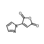 CAS 登录号：2213-96-9， 3-(1H-吡唑-1-基)-2,5-呋喃二酮