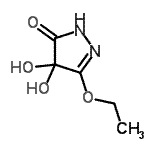 CAS 登录号：221325-91-3， 5-乙氧基-4,4-二羟基-2,4-二氢-3H-吡唑-3-酮