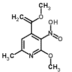 CAS#: 221349-77-5, 2-Methoxy-4-(1-Methoxyvinyl)-6-Methyl-3-Nitropyridine