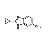 CAS#: 221548-37-4, 2-Cyclopropyl-5-Methyl-1H-Benzimidazole