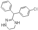CAS 登录号:22201-93-0, 3-(4-氯-alpha-苯基苄基)-1,4,5,6-四氢-1,2,4-三嗪
