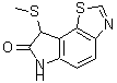 CAS 登录号：222036-26-2， 8-(甲硫基)-6,8-二氢-7H-[1,3]噻唑并[5,4-e]吲哚-7-酮