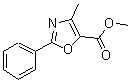 CAS 登录号：22260-83-9， 4-甲基-2-苯基-1,3-恶唑-5-羧酸甲酯