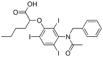 CAS 登录号：22275-41-8， 2-[[3-(N-苄基乙酰氨基)-2,4,6-三碘苯基]氧基]己酸