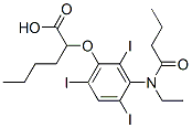 CAS#: 22275-42-9, 2-[[3-(N-Ethylbutanoylamino)-2,4,6-Triiodophenyl]Oxy]Hexanoic Acid