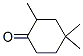 CAS#: 2230-70-8, 2,4,4-Trimethylcyclohexan-1-One