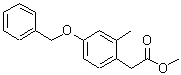 CAS 登录号：223406-97-1， [4-(苄氧基)-2-甲基苯基]乙酸甲酯