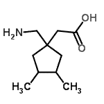 CAS#: 223445-75-8, [1-(Aminomethyl)-3,4-Dimethylcyclopentyl]Acetic Acid