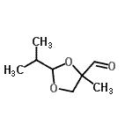 CAS#: 223520-62-5, 2-Isopropyl-4-Methyl-1,3-Dioxolane-4-Carbaldehyde
