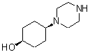 CAS 登录号：223605-17-2， 顺式-4-(1-哌嗪基)环己醇