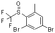 CAS 登录号：223683-76-9， 1,5-二溴-3-甲基-2-[(三氟甲基)亚磺酰]苯