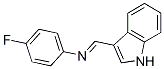 CAS 登录号：22394-32-7， 3-[N-(4-氟苯基)亚氨代甲基]-1H-吲哚